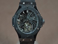 御博【男性用】BigBand44mmCeramicHollowingdialTourbillonAsianManual手上鏈搭載