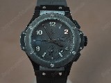 御博HublotBigBang44mmPVD/LEBlackdialAsia自動機芯搭載