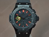 御博HublotBigBang44mmPVD/LEBlackdialAsia自動機芯搭載