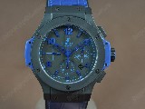 御博HublotBigBang44mmFullCeramicBlackDialA-7750自動機芯搭載