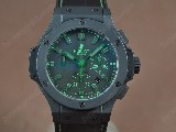 御博HublotBigBang44mmFullCeramicBlackDialA-7750自動機芯搭載