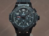 御博HublotBigBang44mmSS/RUBlackdialAsia自動機芯搭載