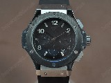 御博HublotBigBang44mmSS/RUBlackdialAsia自動機芯搭載