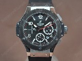 御博HublotBigBang44mmSS/RUBlackdialAsia自動機芯搭載