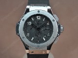 御博HublotBigBang44mmSS/RUBlackdialAsia自動機芯搭載