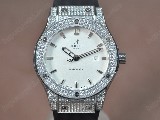 御博HublotBigBang45mmSS/Diam/RUWhitedialA-2824-2自動機芯搭載