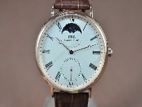 IWC【男性用】PortofinoHandwindRG/LEWhiteAsia6498手上鏈搭載