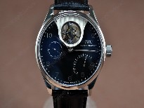 IWC【男性用】PortugeseMystereTourbillonSS/LEBlack手上鏈搭載