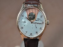 IWC【男性用】PortuguesePowerReserveRG/LEWhiteAsian自動機芯搭載