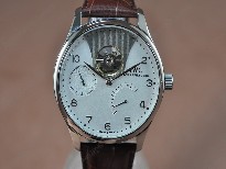 IWC【男性用】PortuguesePowerReserveSS/LEWhiteAsian自動機芯搭載