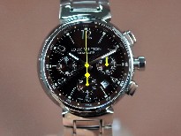 路易威登【男性用】TambourChronographSSBrownAsia7750自動機芯搭載．振頻每小時28,800次