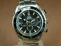 歐米茄【男性用】PlanetOcean45.5ChronoSS/SSBlk/Bez/Wht7750自動機芯搭載