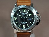 沛納海【男性用】Pam186ArktosGMTFunctionalSS/RUBlackAsia7750自動機芯搭載