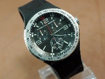 保時捷【男性用】6320Flat6ChronoSS/RUBlackSwissEta石英機芯搭載