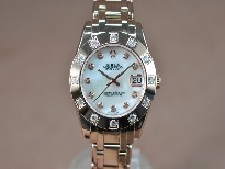 勞力士【女性用】DateJustMid34mmFullRGWhiteDialA-2836-2自動機芯搭載