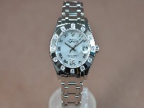 勞力士【女性用】DateJustMid34mmFullRGWhiteDialA-2836-2自動機芯搭載