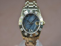 勞力士【男性用】DateJust36mmTTDiamondsWhiteDialA-2836-2自動機芯搭載