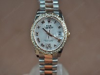 勞力士【男性用】DateJust36mmSS/SSWhiteDialA-2836-2自動機芯搭載