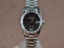 勞力士【男性用】DateJust36mmTTDiamondsWhiteDialA-2836-2自動機芯搭載