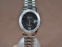 勞力士【男性用】DateJust36mmSS/SSDiamondsWhiteDialA-2836-2自動機芯搭載