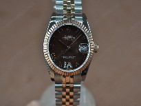 勞力士【男性用】DateJust36mmSS/SSDiamondsWhiteDialA-2836-2自動機芯搭載