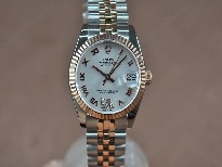 勞力士【男性用】DateJust36mmTTWhiteDialA-2836-2自動機芯搭載