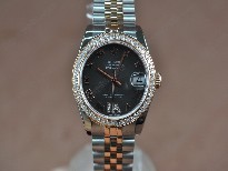 勞力士【男性用】DateJust36mmFullYGDiamondsWhiteDialA-2836-2自動機芯搭載