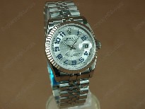 勞力士【男性用】DateJust36mmSS/SSWhiteDialA-2836-2自動機芯搭載