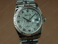 勞力士【男性用】DateJust36mmSS/SSWhiteDialA-2836-2自動機芯搭載