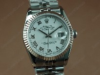 勞力士【男性用】DateJust36mmSS/SSWhiteDialA-2836-2自動機芯搭載