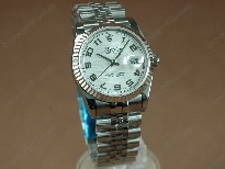 勞力士【男性用】DateJust36mmSS/SSWhiteDialA-2836-2自動機芯搭載