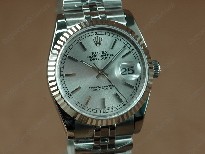 勞力士【男性用】DateJust36mmSS/SSWhiteDialA-2836-2自動機芯搭載