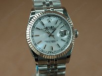 勞力士【男性用】DateJust36mmSS/SSWhiteDialA-2836-2自動機芯搭載