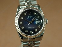 勞力士【男性用】DateJust36mmTTWhiteDialA-2836-2自動機芯
