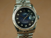 勞力士【男性用】DateJust36mmTTWhiteDialA-2836-2自動機芯