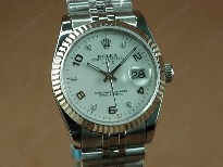 勞力士【男性用】DateJust36mmSS/SSWhiteDialA-2836-2自動機芯搭載