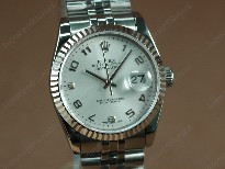 勞力士【男性用】DateJust36mmSS/SSWhiteDialA-2836-2自動機芯搭載