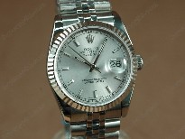 勞力士【男性用】DateJust36mmSS/SSWhiteDialA-2836-2自動機芯搭載