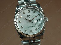 勞力士【男性用】DateJust36mmSS/SSWhiteDialA-2836-2自動機芯搭載