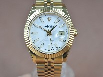 勞力士【男性用】DateJust41mmTTWhiteDialA-2836-2自動機芯搭載