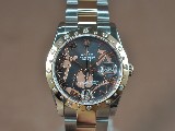 勞力士WatchesDateJust2011FloraTT/DiamPearl白A-2836-2自動機芯搭載