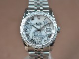 勞力士WatchesDateJust2011Flora玫瑰金/DiamPearl灰色A-2836-2自動機芯搭載