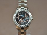 勞力士WatchesDateJust26mm2011Flora玫瑰金DiamPearl灰色A-2671-2自動機芯搭載