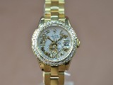 勞力士WatchesDateJust26mm2011FloraYGDiamPearl白A-2671-2自動機芯搭載