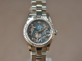 勞力士WatchesDateJust26mm2011Flora玫瑰金Pearl灰色A-2671-2自動機芯搭載