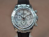 勞力士WatchesDaytonaSS/LESquareDiamPearl白Asia7750Chrono自動機芯搭載