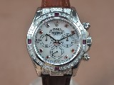 勞力士WatchesDaytonaSS/LESquareDiamPearl白Asia7750Chrono自動機芯搭載