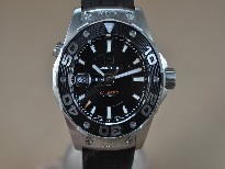 豪雅【男性用】Aquaracer500mAutomaticSS/RUBlackSwissEta2824自動機芯搭載