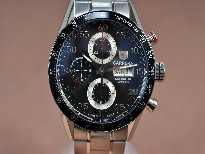 豪雅【男性用】Carrera43mmChronoSS/SSBlkA-7750自動機芯搭載