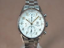 豪雅【男性用】Carrera1887ChronoSS/SSWhitedialA-7750自動機芯搭載